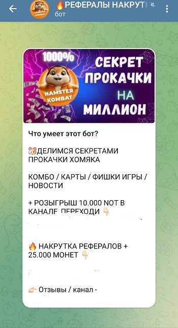 рефералы хамстер комбат купить