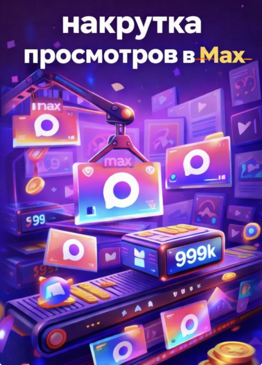накрутка просмотров макс
