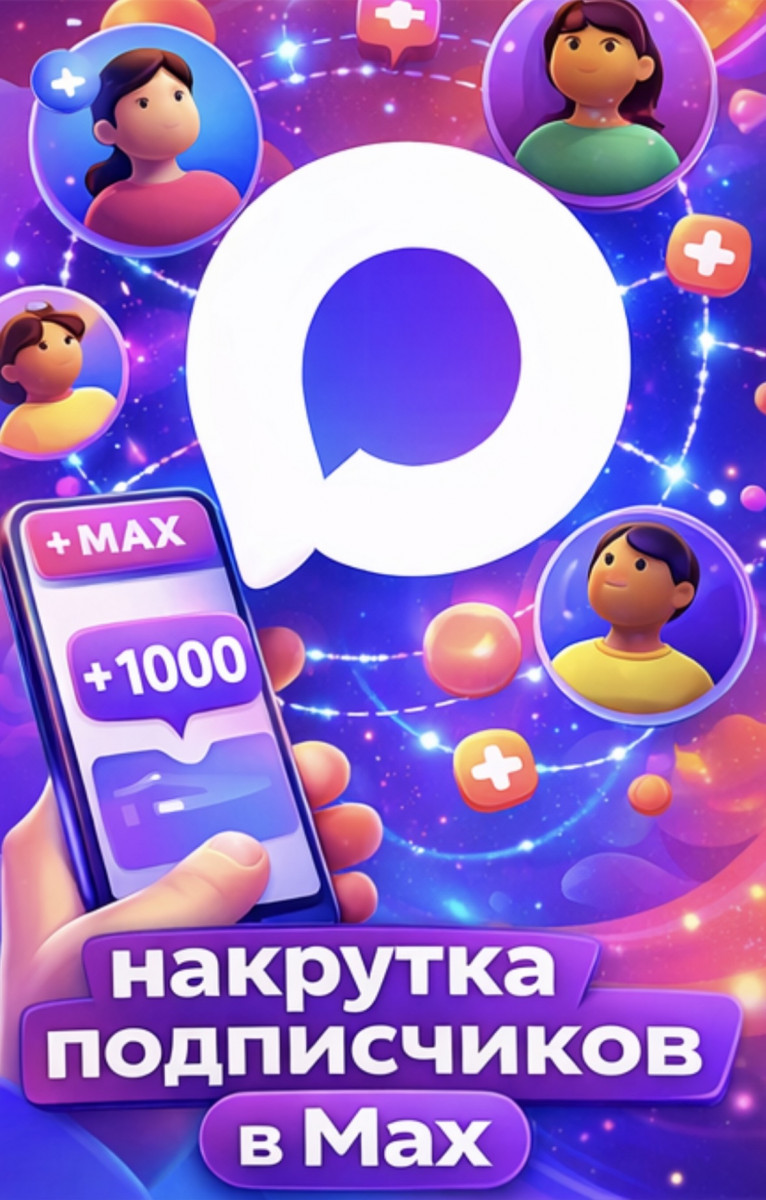 накрутить подписчиков Макс